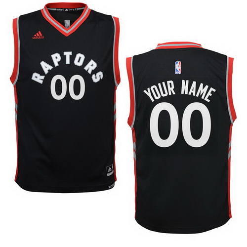 Youth Toronto Raptors adidas New Black Custom Alternate Jersey Youth Toronto Raptors adidas New Black Custom Alternate Jersey